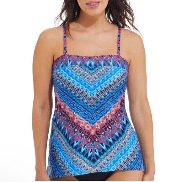 Miraclesuit Casablanca Bandini Tankini Size 8 - Picture 1 of 9